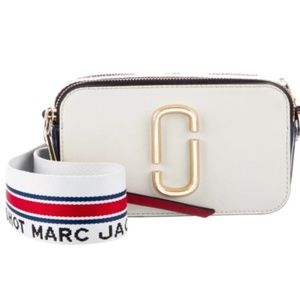 NEW MARC JACOBS SAFFIANO SNAPSHOT LEATHER CROSSBODY CAMERA BAG